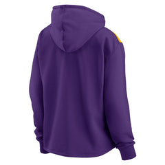 Los Angeles Lakers Women's Overslide Quarter-Zip Fleece Hoodie Discount