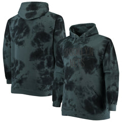 Brooklyn Nets Big & Tall Wordmark Cloud Dye Pullover Hoodie New