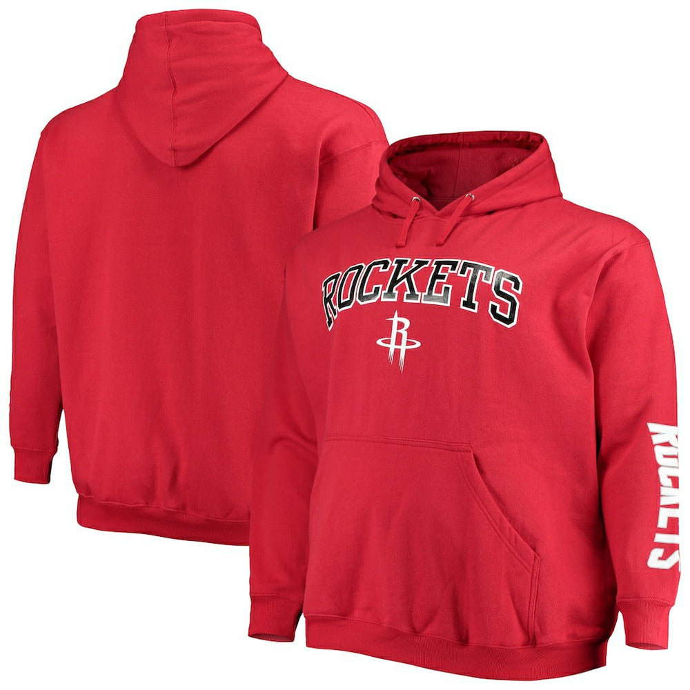 Houston Rockets Big & Tall Team Wordmark Pullover Hoodie sale Discount