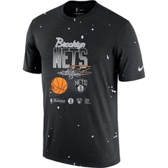 Brooklyn Nets Courtside Splatter T-Shirt On Sale