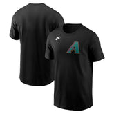 Arizona Diamondbacks Nike Cooperstown Collection Wordmark T-Shirt | MLB Shop