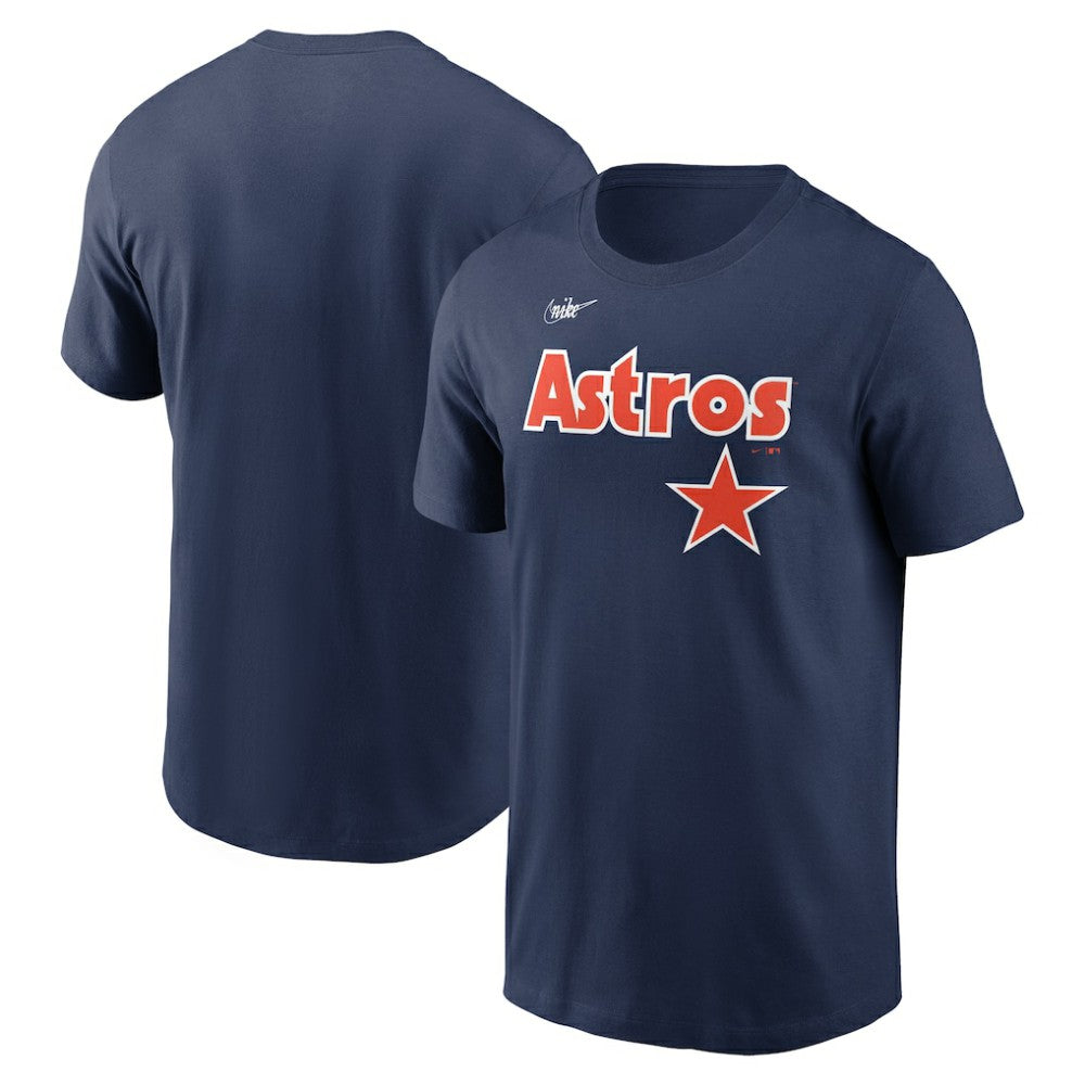 Houston Astros Nike Cooperstown Collection Wordmark T-Shirt | MLB New