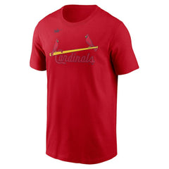 St. Louis Cardinals Nike Cooperstown Collection Wordmark T-Shirt | MLB Outlet