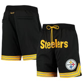 Pittsburgh Steelers Mitchell & Ness Just Don Gold Rush Shorts