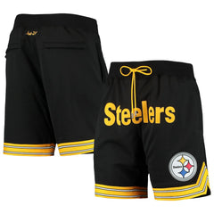 Pittsburgh Steelers Mitchell & Ness Just Don Gold Rush Shorts