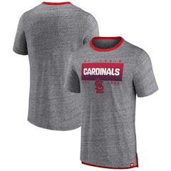 St. Louis Cardinals Fanatics Iconic Team Element Speckled Ringer T-Shirt | MLB On Sale
