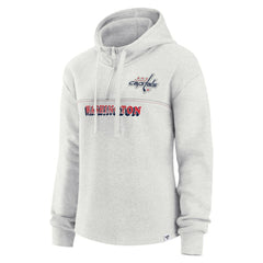 Washington Capitals Fanatics Women's True Classics Legacy Quarter-Zip Hoodie Outlet