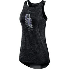Colorado Rockies Nike Women's Logo Fade High Neck Performance Tank Top | MLB Near me