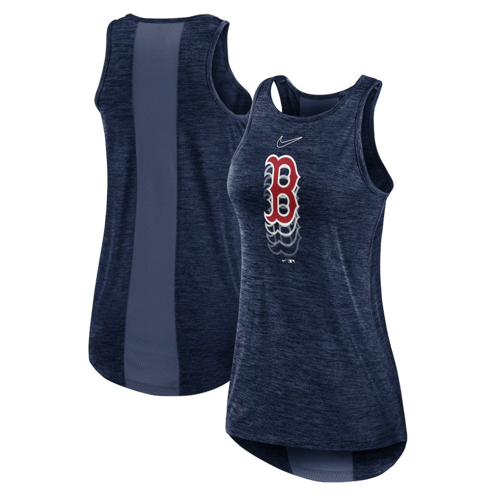 Boston Red Sox Nike Women's Logo Fade High Neck Performance Tank Top | MLB Near me