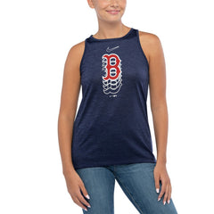 Boston Red Sox Nike Women's Logo Fade High Neck Performance Tank Top | MLB Near me