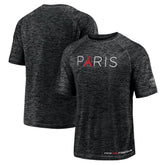 Paris Saint-Germain Tower Space-Dye Raglan T-Shirt Black - Fanatics