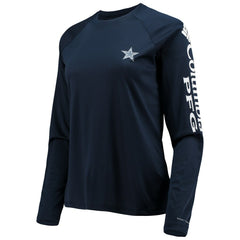 Dallas Cowboys Columbia Women's Tidal Omni-Shade Raglan Long Sleeve T-Shirt