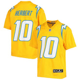 Los Angeles Chargers Nike Justin Herbert Youth Inverted Team Game Jersey