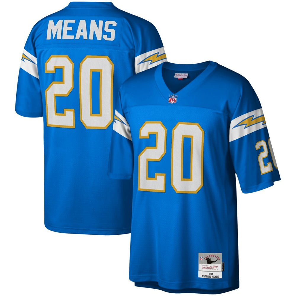 Los Angeles Chargers Mitchell & Ness Natrone Means Legacy Replica Jersey