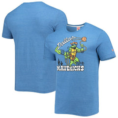 Dallas Mavericks Homage NBA x Teenage Mutant Ninja Turtles Tri-Blend T-Shirt sale Online