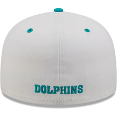 Miami Dolphins New Era Flipside 2Tone 59FIFTY Fitted Hat