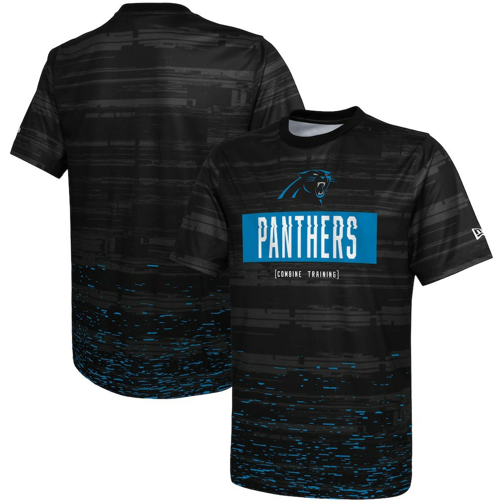Carolina Panthers New Era Combine Authentic Sweep T-Shirt