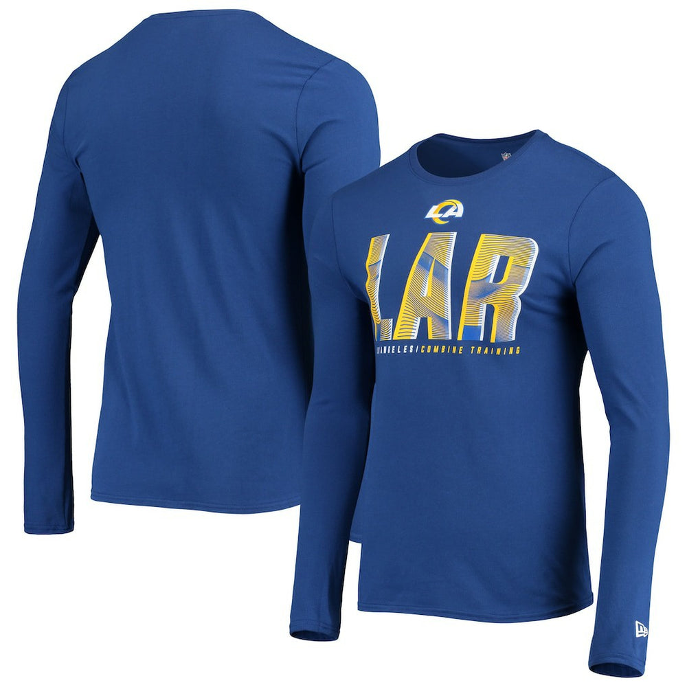 Los Angeles Rams New Era Combine Authentic Static Abbreviation Long Sleeve T-Shirt