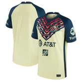 Club America Youth 2021/22 Home Breathe Stadium Replica Jersey Yellow - Nike