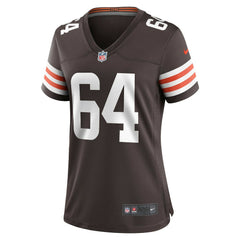 Cleveland Browns Nike Joe DeLamielleure Women's Game Retired Player Jersey