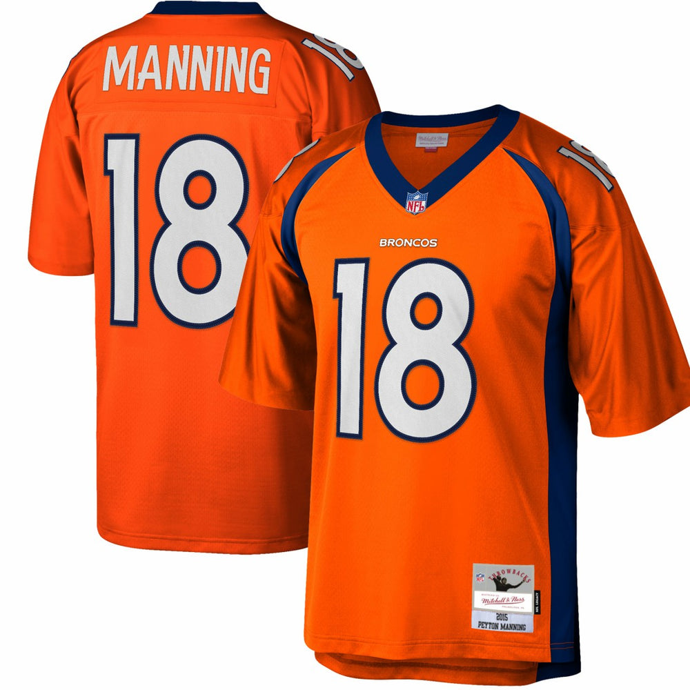 Denver Broncos Mitchell & Ness Peyton Manning Big & Tall 2015 Retired Player Replica Jersey