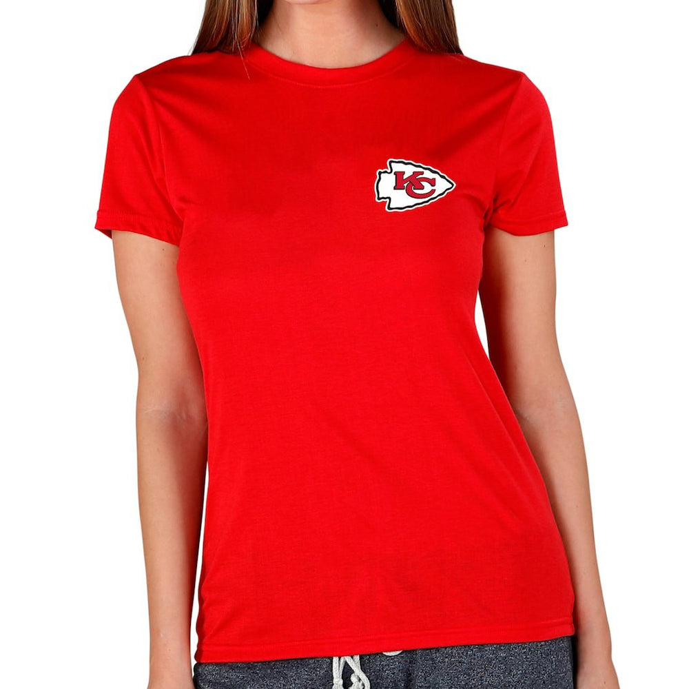 Kansas City Chiefs Concepts Sport Women's Marathon Knit Lounge Top