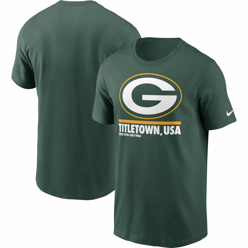 Green Bay Packers Nike Hometown Collection Title Town T-Shirt