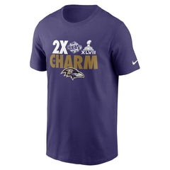 Baltimore Ravens Nike Hometown Collection 2x Super Bowl Champions T-Shirt