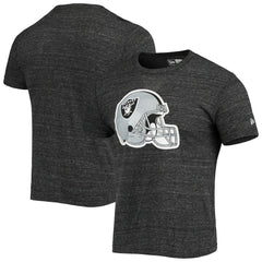 Las Vegas Raiders New Era Helmet Logo Tri-Blend T-Shirt