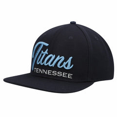 Tennessee Titans Pro Standard Script Wordmark Snapback Hat