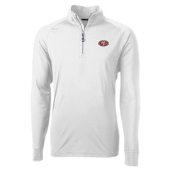 San Francisco 49ers Cutter & Buck Adapt Eco Knit Quarter-Zip Pullover Jacket