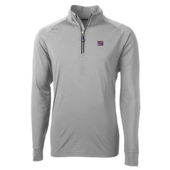 New York Giants Cutter & Buck Adapt Eco Knit Quarter-Zip Pullover Jacket
