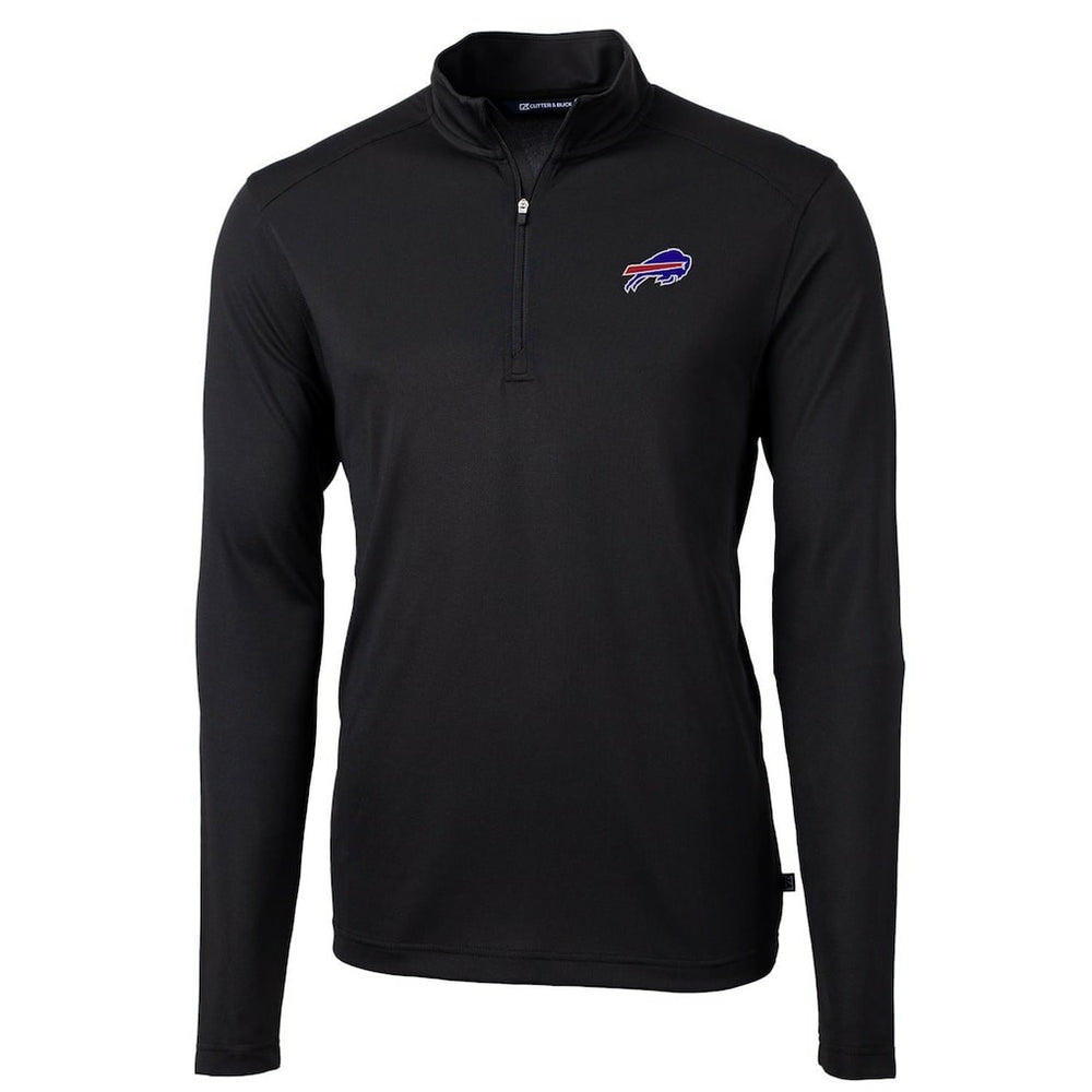 Buffalo Bills Cutter & Buck Virtue Eco Pique Recycled Quarter-Zip Pullover Jacket