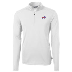 Buffalo Bills Cutter & Buck Virtue Eco Pique Recycled Quarter-Zip Pullover Jacket