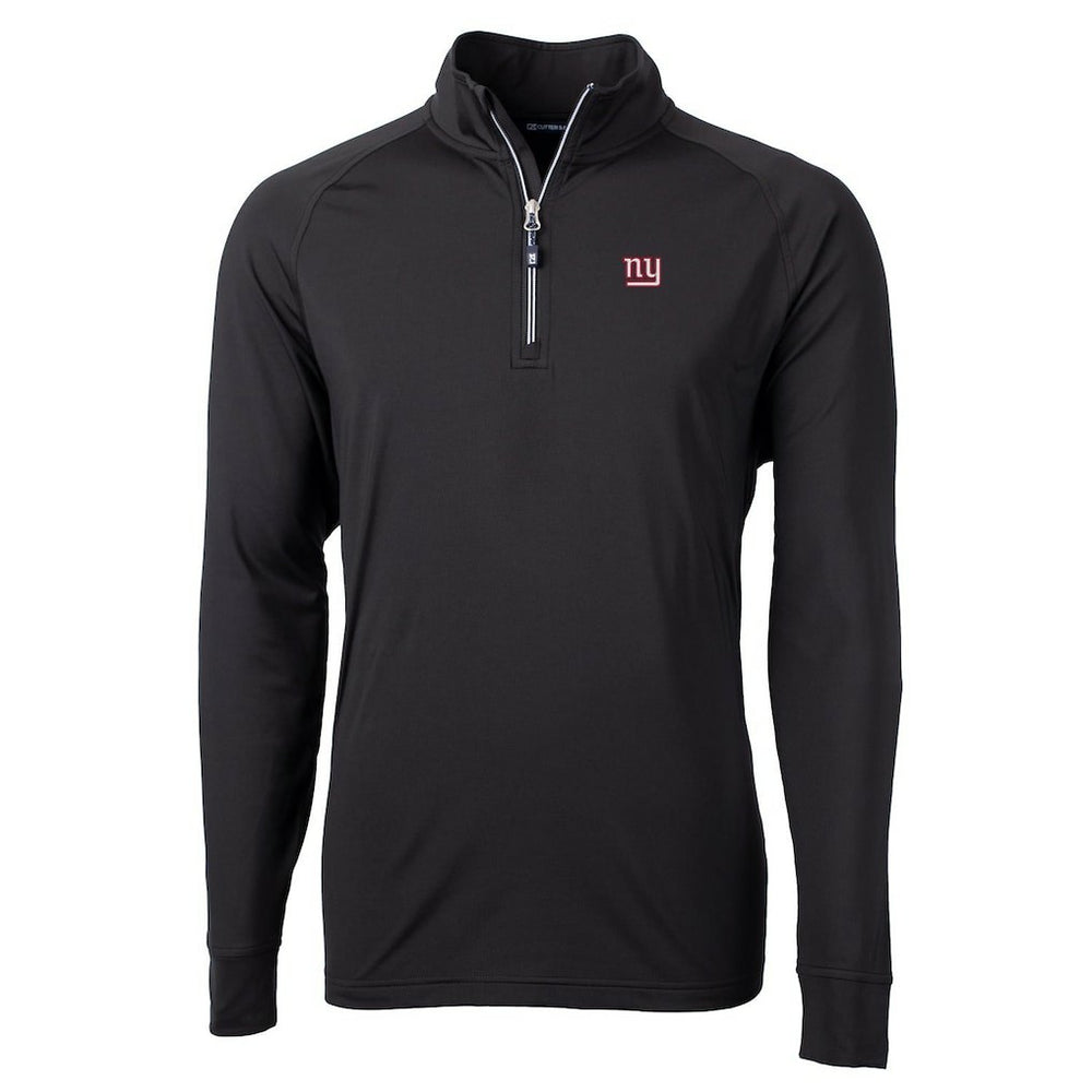 New York Giants Cutter & Buck Big & Tall Adapt Eco Knit Quarter-Zip Pullover Jacket