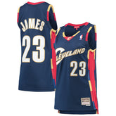 LeBron James Cleveland Cavaliers Women's Hardwood Classics Swingman Jersey sale For Sale