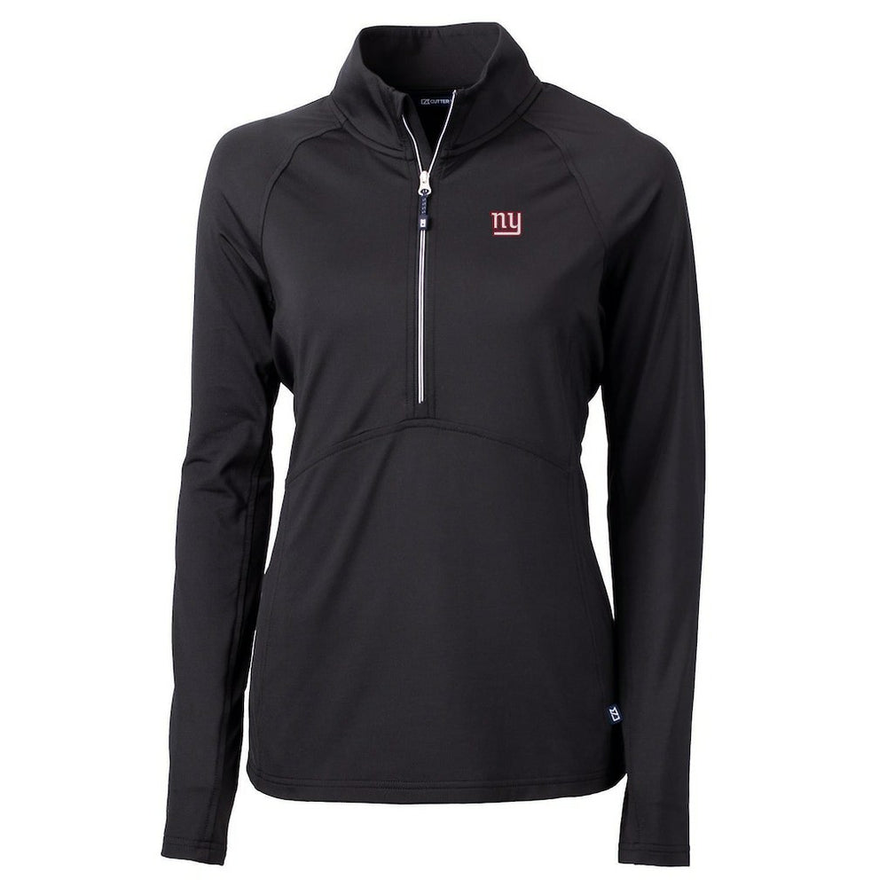 New York Giants Cutter & Buck Women's Adapt Eco Knit Half-Zip Pullover Jacket