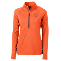Chicago Bears Cutter & Buck Women's Adapt Eco Knit Half-Zip Pullover Jacket