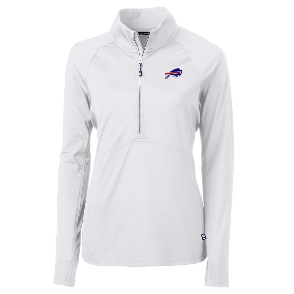 Buffalo Bills Cutter & Buck Women's Adapt Eco Knit Half-Zip Pullover Jacket