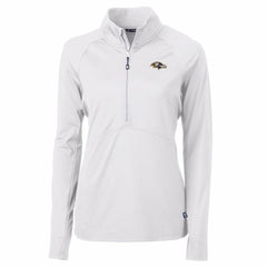 Baltimore Ravens Cutter & Buck Women's Adapt Eco Knit Half-Zip Pullover Jacket