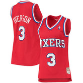 Allen Iverson Philadelphia 76ers Women's 2002/03 Hardwood Classics Swingman Jersey Outlet