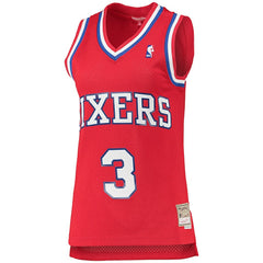 Allen Iverson Philadelphia 76ers Women's 2002/03 Hardwood Classics Swingman Jersey Outlet