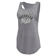 Brooklyn Nets Women's Quality Time Open Scoop Neck Tri-Blend Tank Top Discount