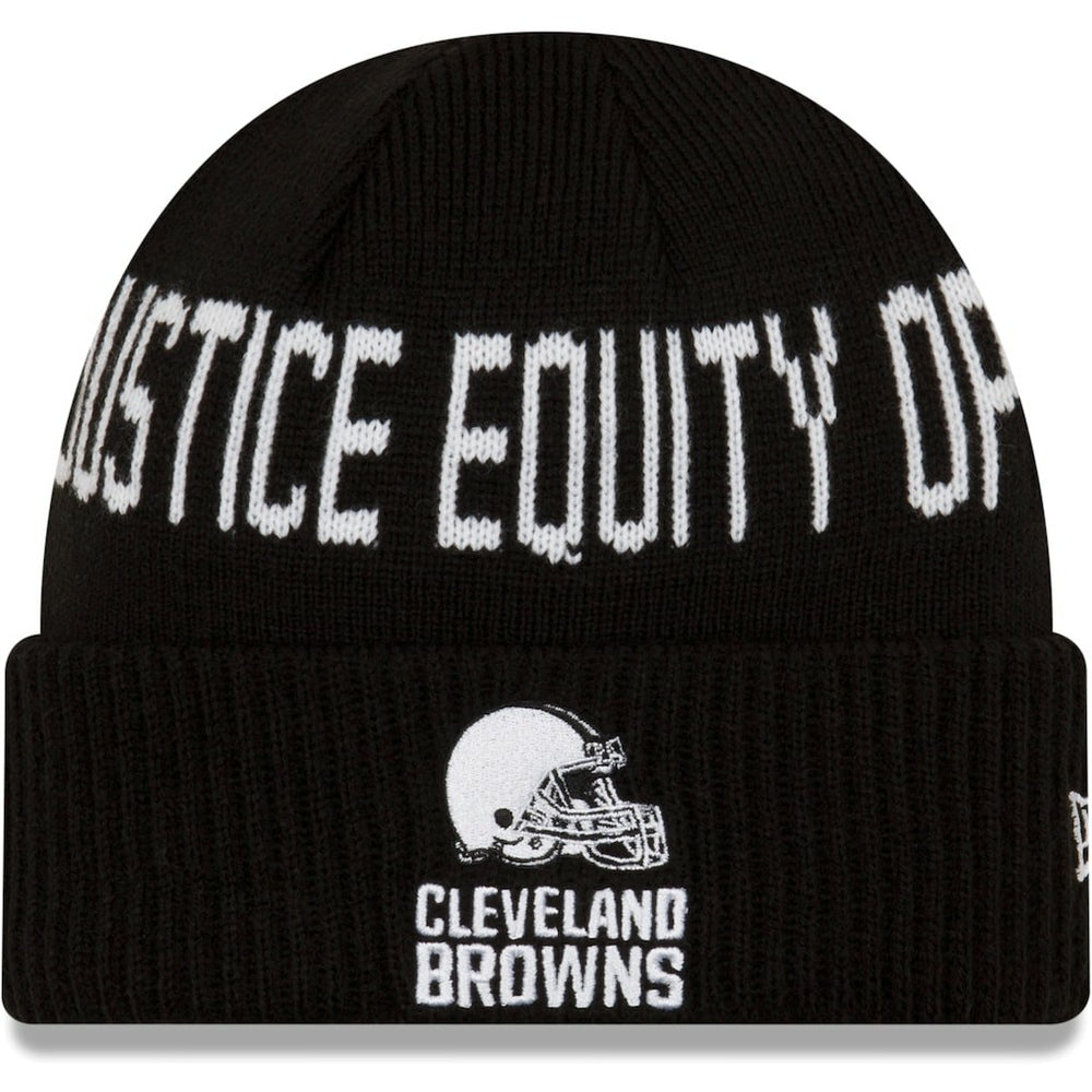 Cleveland Browns New Era Team Social Justice Cuffed Knit Hat