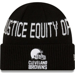 Cleveland Browns New Era Team Social Justice Cuffed Knit Hat