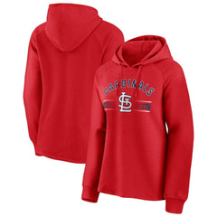 St. Louis Cardinals Fanatics Women's Perfect Play Raglan Pullover Hoodie | MLB For sale