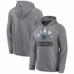 Miami Marlins Fanatics No Time Off Raglan Pullover Hoodie | MLB For sale