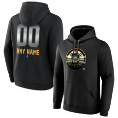 Boston Bruins Personalized Midnight Mascot Logo Pullover Hoodie For Sale