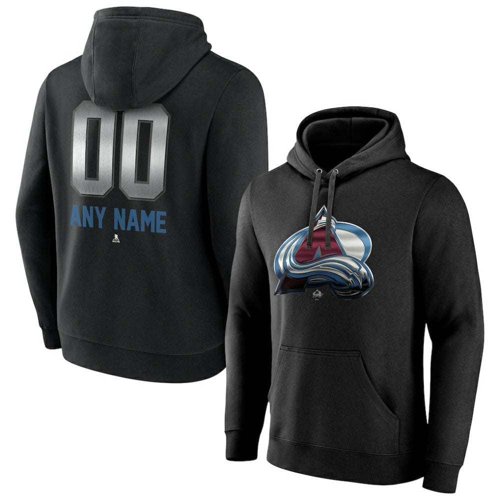 Colorado Avalanche Personalized Midnight Mascot Logo Pullover Hoodie Sale