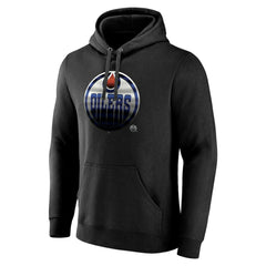 Edmonton Oilers Personalized Midnight Mascot Logo Pullover Hoodie Outlet